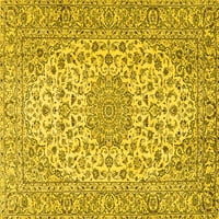 Ahgly Company Zatvoreni pravokutnik Perzijske žute tradicionalne prostirke, 8 '10'