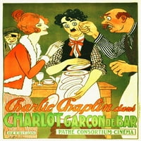 Charlie Chaplin - Francuski - uhvaćen u kabaretu, print za plakat hollywood foto arhiva Hollywood Arhiva