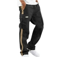 CLLIOS MENS Cargo Hlače Veliki i visoki multi džepovi hlače Radne vojne pantalone teretane radne odjeće