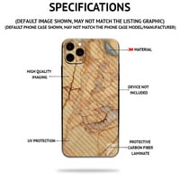 Koža od karbonskih vlakana Kompatibilan je s OTTERBO DEFENDER iPhone Plus ćelav orao