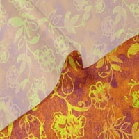 Onuone baršunasto narančasta tkanina Batik šivaće tkanina od dvorišta tiskana DIY odjeća šiva se