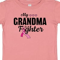 Inktastična svijest o raku dojke Moja baka je borac poklon dječaka za bebe ili majicu za bebe