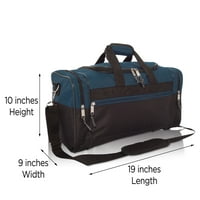 17 Blank torba Duffel Duffle veličine putovanja Sportska izdržljiva torba za teretanu u mornaru plava