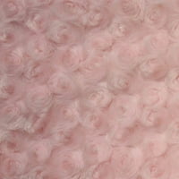 Valentina Textile Inc Minky Rosebud tkanina od dvorišta
