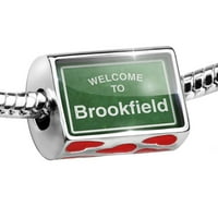 ZELENI ZELENI CUTNI znak Dobrodošli u šarm Brookfield odgovara svim evropskim narukvicama