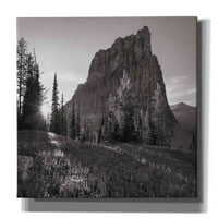 Epic Graffiti 'Boulder Pass Glecier National Park BW' Alan Majchrowicz, Giclee Platno Zidna umjetnost, 18 x12