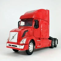 Volvo VN- Diecast Metal i plastični kamion kamion - CRVENI