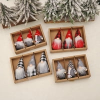 Warkul Fall Gnomes Decor za dom, postavite božićne privjeske Easy Viseći Božić Navidad Noel pokloni