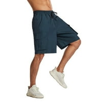 Ruimatai Hlače čišćenje ljeta muške rubne ručne ruke s više džepa s labavim fit jogging atletikom pet hlača
