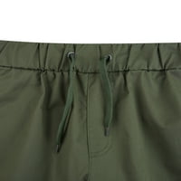 Gwiyeopda Muške teretne hlače Ležerne prilike lagane vučne elastične struk opuštene jogger teretne pantalone