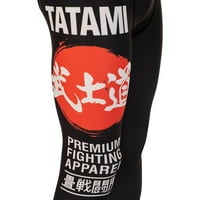 Tatami Fightwove Bushido Grappling Spats - Mali - crni