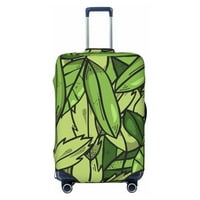 Putnički zaštitnik prtljage zaštitnik, šumski zeleni listovi ilustracijski koferi za prtljag, x-veliku veličinu