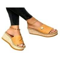 Fangasis ženske espadrilles klinovi petama sandale sandale Ljetne haljine cipele casual papuče za dame