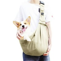 UPOSAO BAG SLING BAG PET Psi za prijevoz torbu s jednom ramenom s podesivim kaišem za rame PET-a za kućne ljubimce Psi za hodanje za hodanje trgovačkih kampova Kampilica