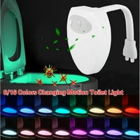LED UV sterilizator toaletne posude Night Light Colors Promjena pokreta aktivirana toaletna sjedala
