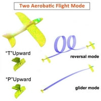 Pjena koja baca klipni avion avion inercijski avion igrač za ruke rukom lansiraj avion Model za dječake Djevojke tinejdžeri poklon