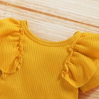 Novorođena dječja djevojka odjeća cvjetna majica vrhovi kratkih hlača Podešavanja za glavu 0-24m