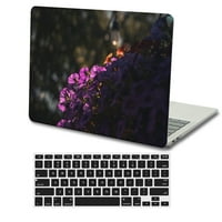 Kaishek tvrda futrola Kompatibilan je samo MacBook Pro S + crni poklopac tastature A1398, bez CD-ROM Purple Series 0117