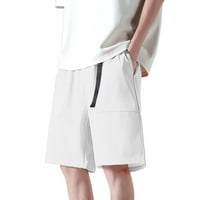 Upravne šorc muške zvezne kratke hlače Čvrsti ispise Shorts Grey m