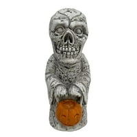 Dekorativni Halloween skulptura jedinstvena svečana horor zastrašujuća ponoćna ritualna lubanja đavola