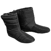 Ymiytan ženske čizme za snijeg FUA obložene klizanje tople zimske čizme na otvorenom na otvorenom sredinom teleta crne 7,5