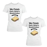 Završavamo sendvič od sendviča, majice slatkih podudaranja najboljih prijatelja