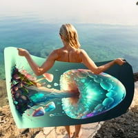 Cleance MicroFiber Beach ručnik Super lagani šareni ručnik za kupanje otporna na plažu višenamjenski