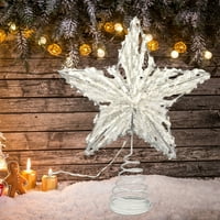 Eyicmarn božićno drvce Top šešir, željezo šuplje pjenušava zvijezda Božićno stablo od metala Dizajn