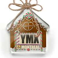 Ornament tiskan jednostrana zračna luka Zdravstvo YM Montreal Božić Neonblond
