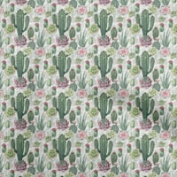 Onuone pamuk dres zelene tkanine Kaktus šivaći tkaninu uz dvorište tiskano Drive odjeće šiva