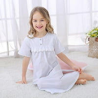 SNGXGN Kids Girls Haljine Cvijeće bez rukava Ljeto Tenk haljina Sundress Junior Haljine za teen djevojke, bijele, veličine 150