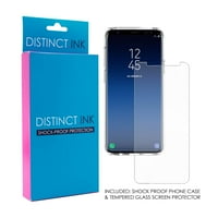 Distinconknk Clear Shockofofofofof Hibrid futrola za Samsung Galaxy S9 + Plus - TPU branik Akrilni zaštitni