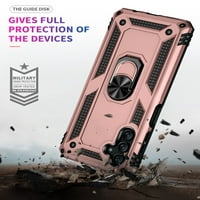 Samsung Galaxy A04S Case 5g futrola sa ekranom i sočivom Zaštitom magnetskog prstena Kickstand Vojni