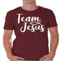 Awkward Styles Team Jesus majica za muškarce Christian Muške bijele košulje Christian Odeća za muškarce