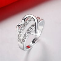 SHLDYBC Mother Day Pokloni, dame modni dijamantni prsten nakit kreativni prsten nakit, rođendanski pokloni