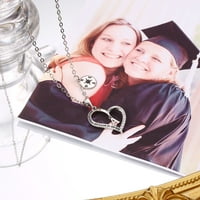 Pokloni diplomiranja za njezinu Sterling Sliver High School Gifts Pokloni Početni ogrlica na fakultetu
