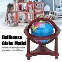 1: Scale Dollhouse Globe Model Dollhouse Globe Dekoracija Obrazovna simulacija Minijaturni svjetski