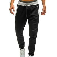 Duksevi za muškarce Srednja struka čvrste hlače Ležerne prilike Jogging Sports Elastic sa džepovima Muškarci