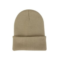 Ruhuadgb unise jesen zima bombona boja elastični pleteni šešir panie loll cap pokrivač