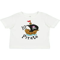 Inktastični lil 'Pirate Pirate brod, Pink Bandana Poklon dječaka malih majica ili majica Toddler
