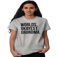 Svjetovi dojutke dame Thirts tshirts tes za ženu Grandim bakinja ideja poklona