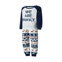 Mi smo porodični božićni podudaranje pidžama postavljenih xmas tiskastim vrhovima hlača za odmor za