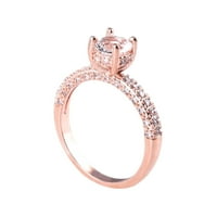DENGMORE prsten Elegantni puni rivestonski prsten legura nakit dnevni dodaci Personalizirani poklon