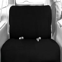 Caltrend prednja čvrsta klupa Microsuede navlake za sjedala za 1997- FORD F-150- - FD108-01SB crni umetak