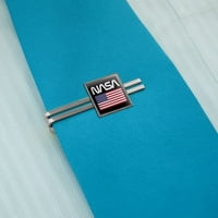 Službeni Worm logo Sjedinjene Države USA Zastava kvadratnih kravata Clip kopča - srebrna ili zlato