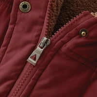 Feesfesfes Women zimski kaput duksevi jakna Slim Fit Wetwear Kaputi kaputi s kapuljačom s džepovima