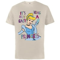 Disney princeza Pepeljuga nije lako biti majica princeze - pamučna majica kratkih rukava za odrasle