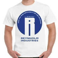 Reynholm Industries I.t. Odjel bijela majica za odrasle-XXXL