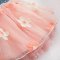 Djevojke Princess Haljina bez rukava Thene Floral Tutu suknje za djecu Dječji djevojčini traper rukavi