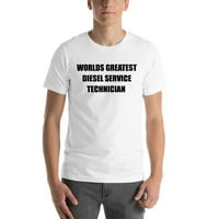 2xl svjetovi najveći dizelski servisni tehničar s kratkim rukavima pamučna majica s nedefiniranim poklonima